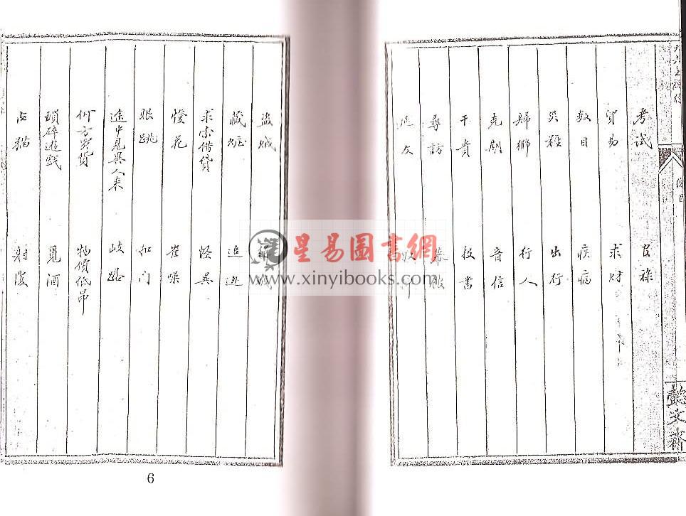 清·张鋐：大六壬说约（全二册）最後1套