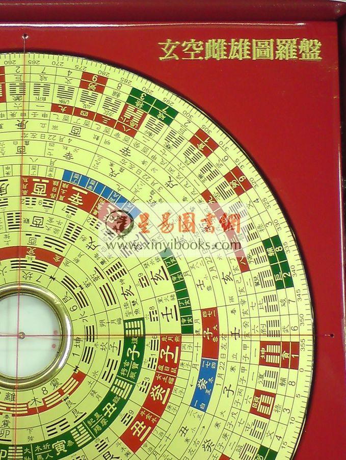 张渊理：正宗玄空六法7寸2(18层)电木水平罗盘