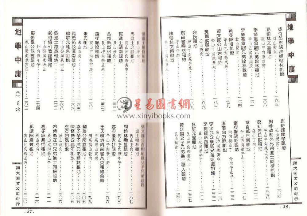 周道济（溥成）：正（三元三合阴阳二宅）地学中庸（精装四册）（翔大）