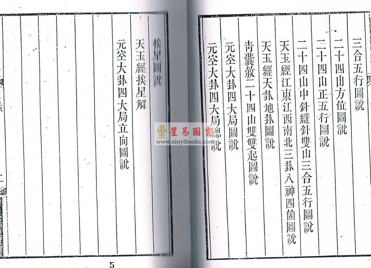清·金匮泰蕙田：地理元宗图说（上下二册）