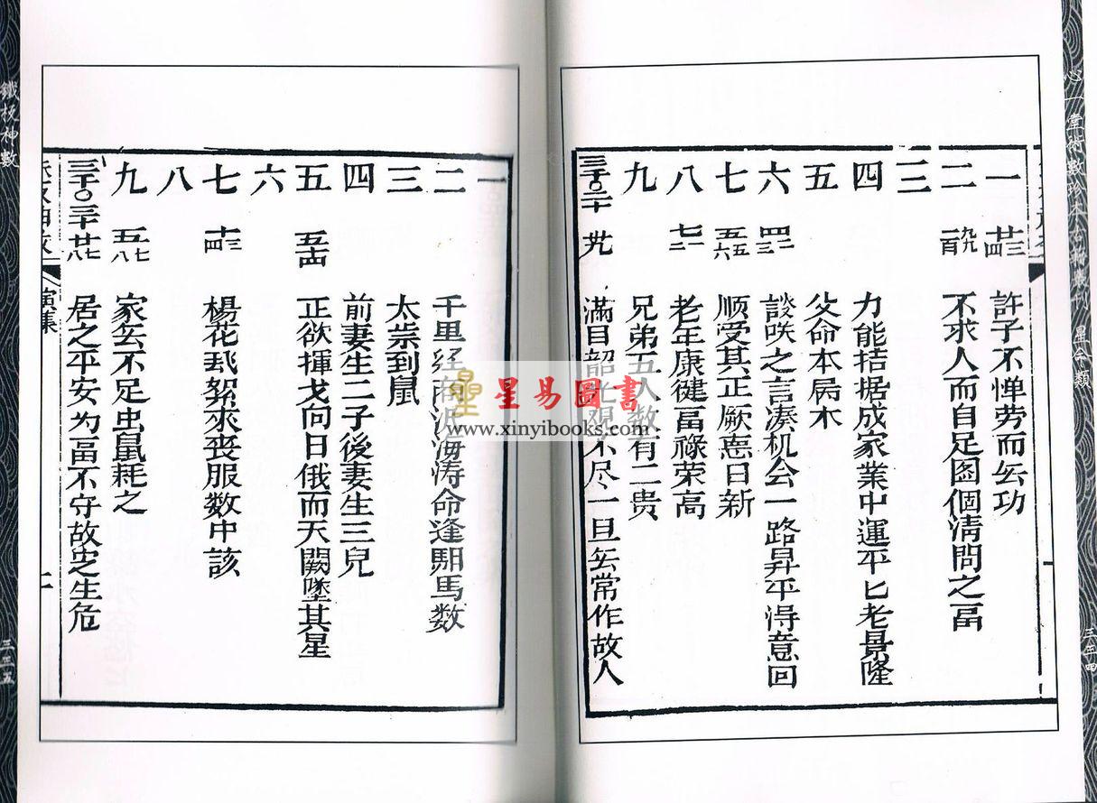 邵雍：铁板神数（清刻足本）附秘钞密码表（共三册）