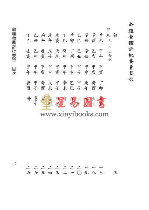清·志于道撰/庄圆·郑同校：命理金鉴评批要旨