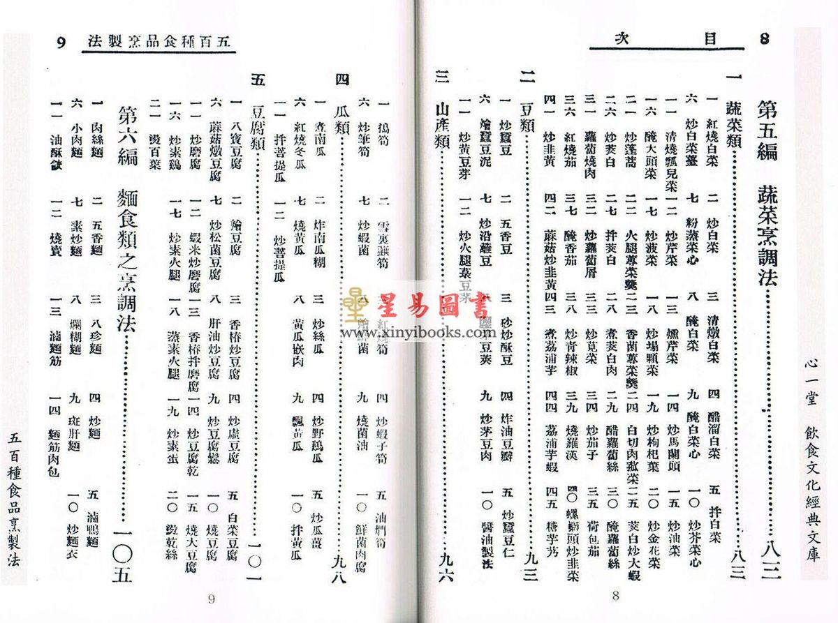 【民國】方笛舫：五百種食品烹製法