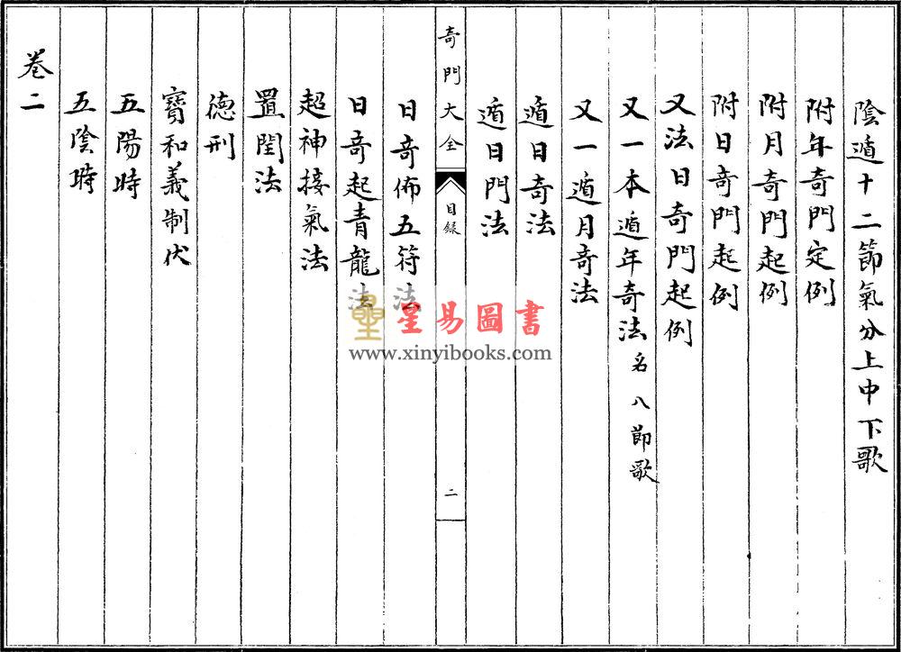 宫藏奇门大全（五函二十五册）