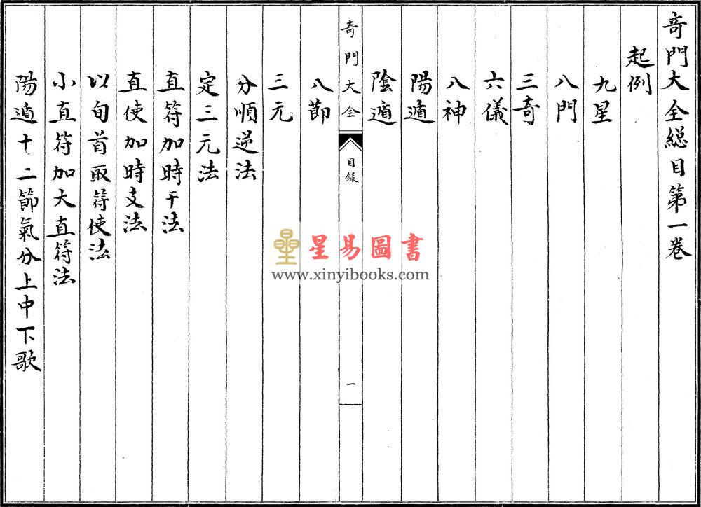 宫藏奇门大全（五函二十五册）