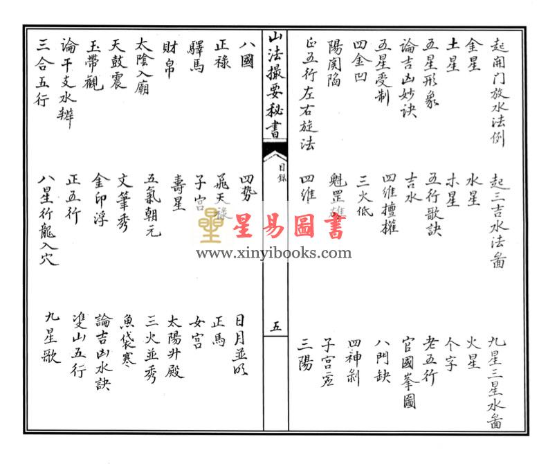 明李默斋撰著/赵怀松校订：李氏家藏山法撮要秘书（线装）