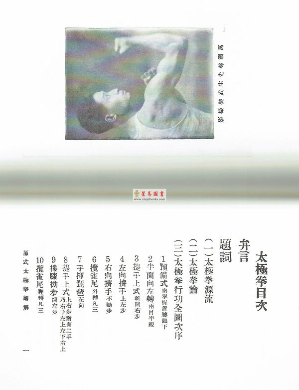 逸文编：武术汇宗·附原式太极拳图解
