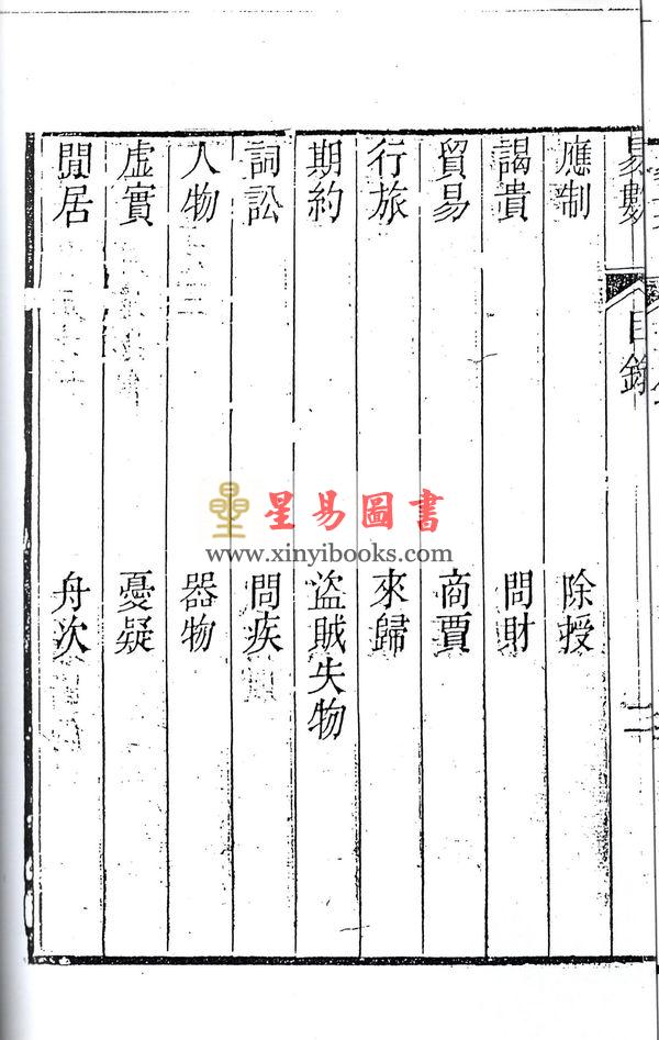 明．喻有功：邵子易数（上下二册不分售）最後1套