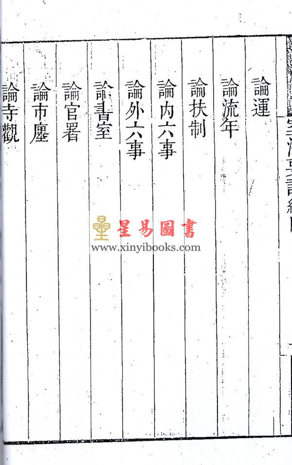 清.王星联：室法要论 售罄