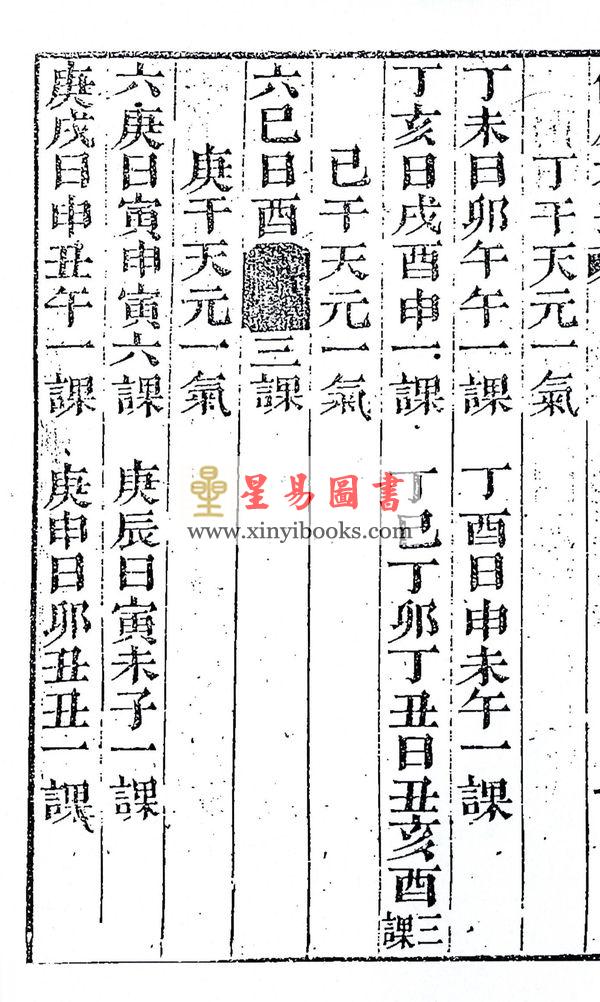 清·张九仪：仪度六壬选日要诀（续）