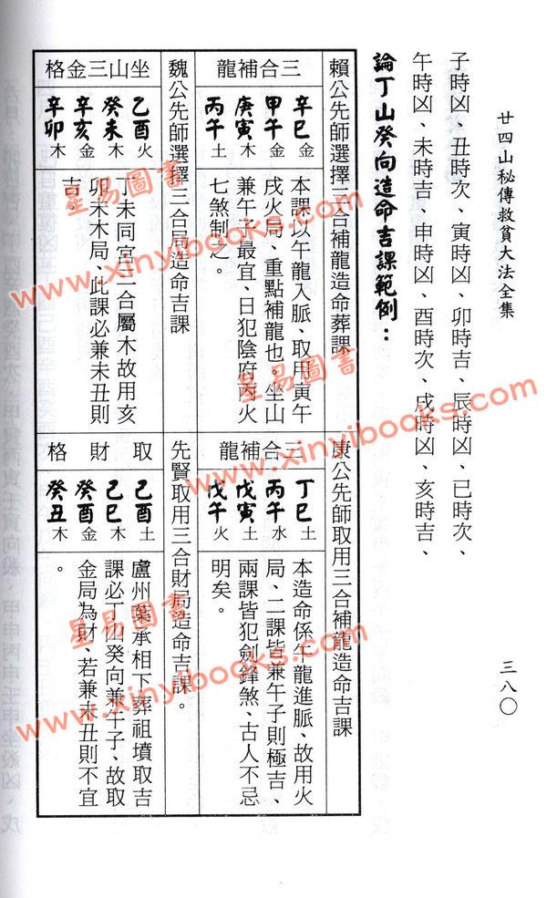 杨太雄：杨公先师24山秘传全集