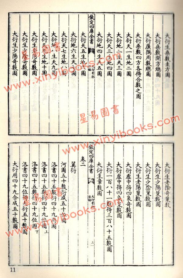 珍本术数丛书14：大衍索隐易象图说天原发微