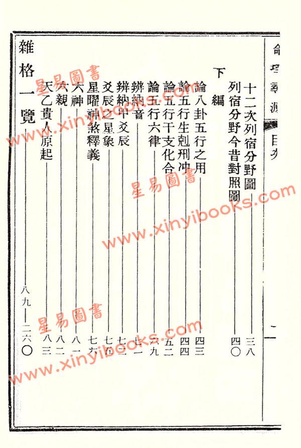 徐乐吾：命理寻源杂格一览（宗青）