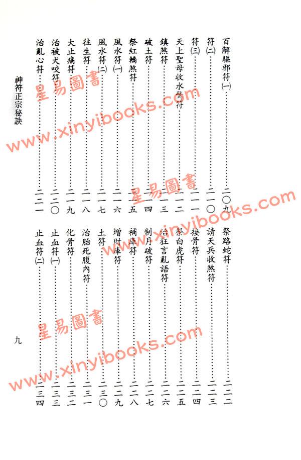 永靖大師：正宗神符秘訣