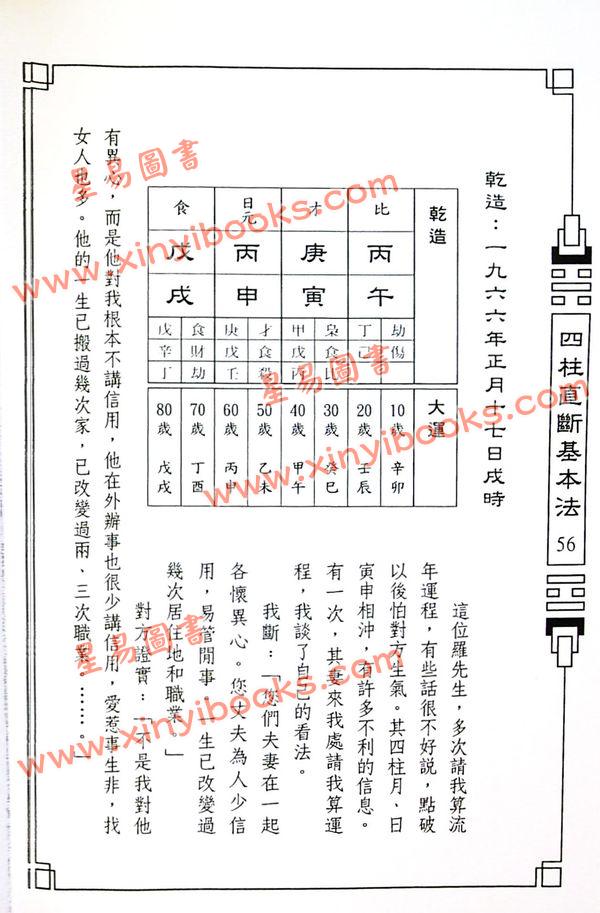 来旺：四柱直断基本法