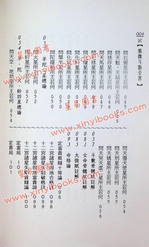 陈希夷：紫微斗数全书（武陵）