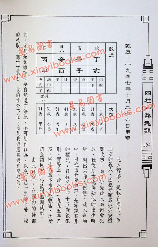 来旺：四柱神煞趣观