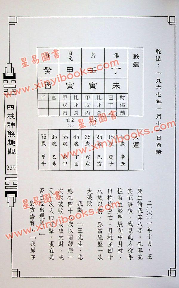 来旺：四柱神煞趣观 售罄