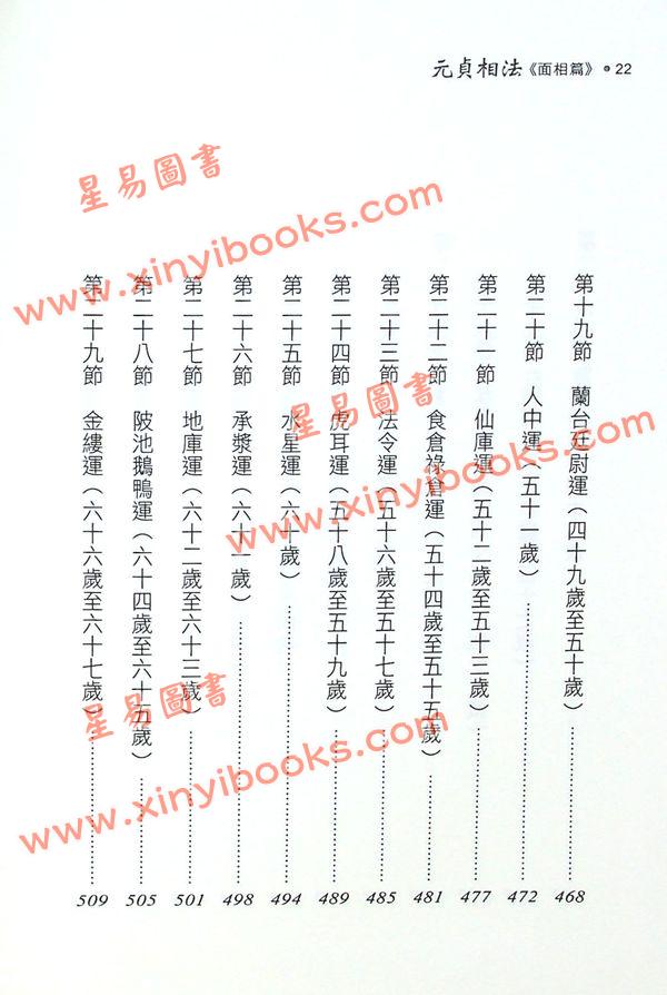 元贞居士：元贞相法-面相篇