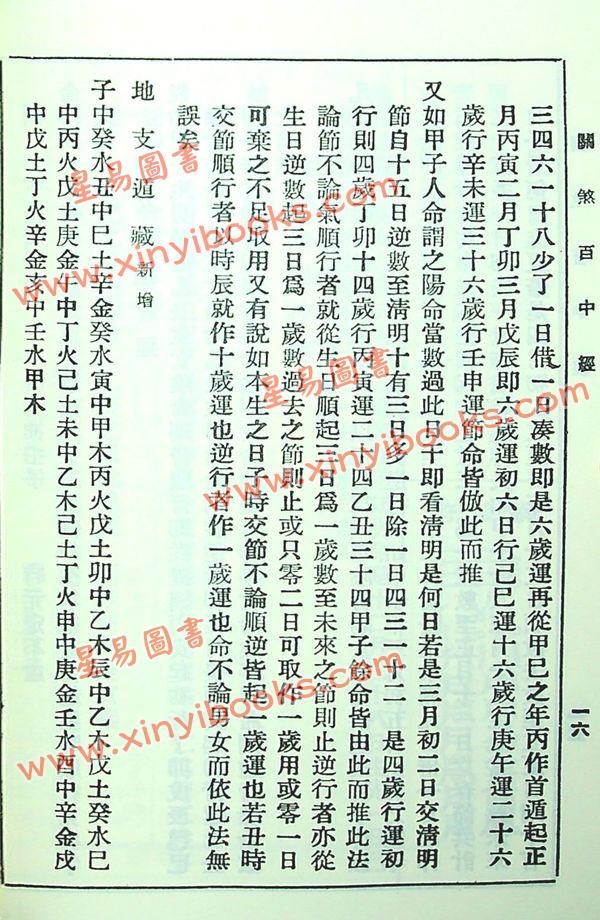 绘图关煞百中经（增订版）附：阴阳历百年经，二十八星宿吉凶