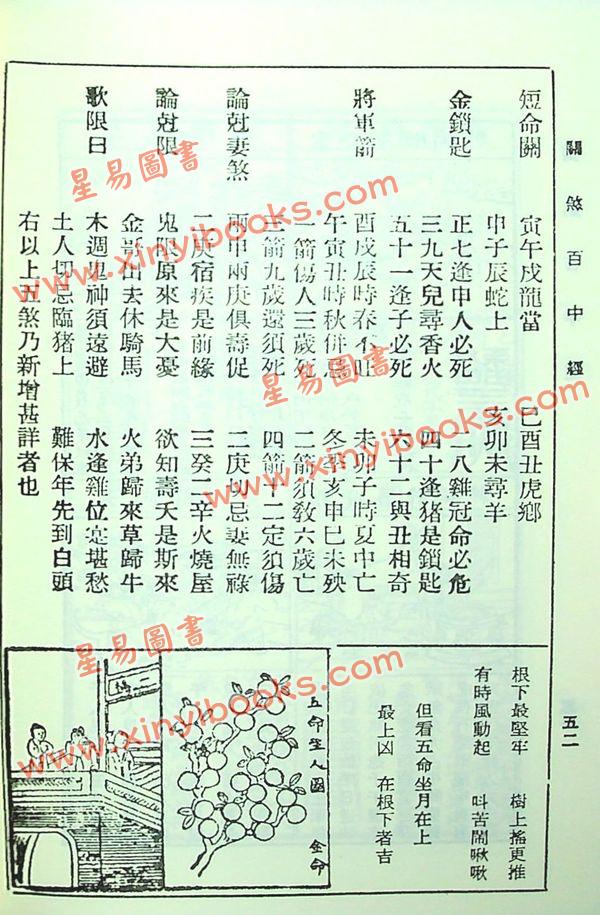 绘图关煞百中经（增订版）附：阴阳历百年经，二十八星宿吉凶