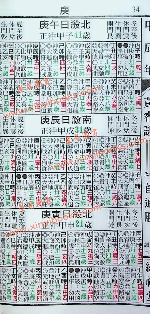 黄叡翊：黄睿谦七政斗首通历2024甲辰年（平本) （继福堂）售罄