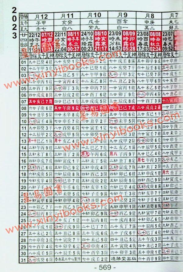 邓望民：标准中西阴阳对照万年历 售罄