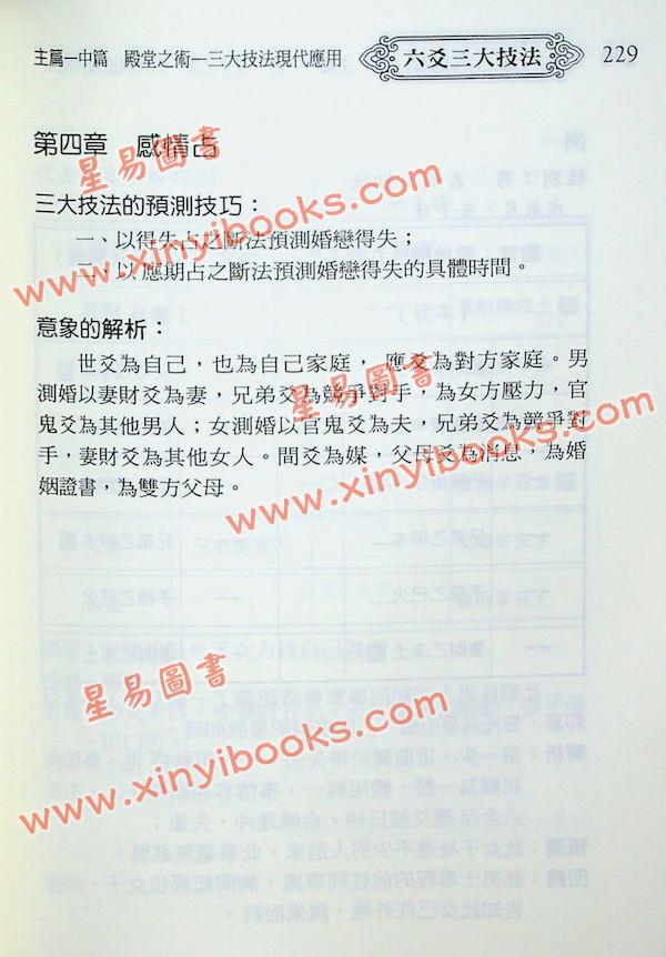 黎光/舒涵：六爻三大技法