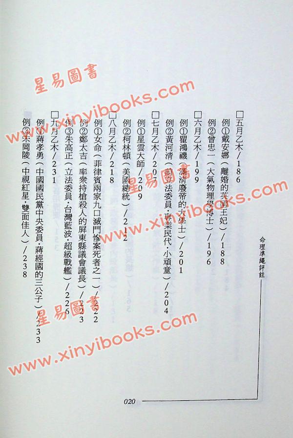 钟义明：命理准绳评注(上)