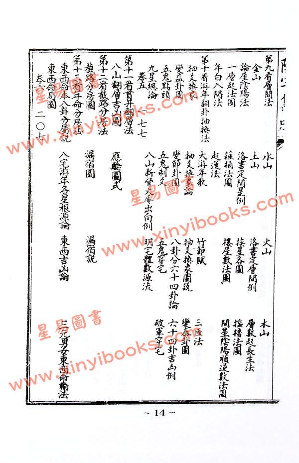 餐霞道人：阳宅集成-附图说阳宅大全（精装）