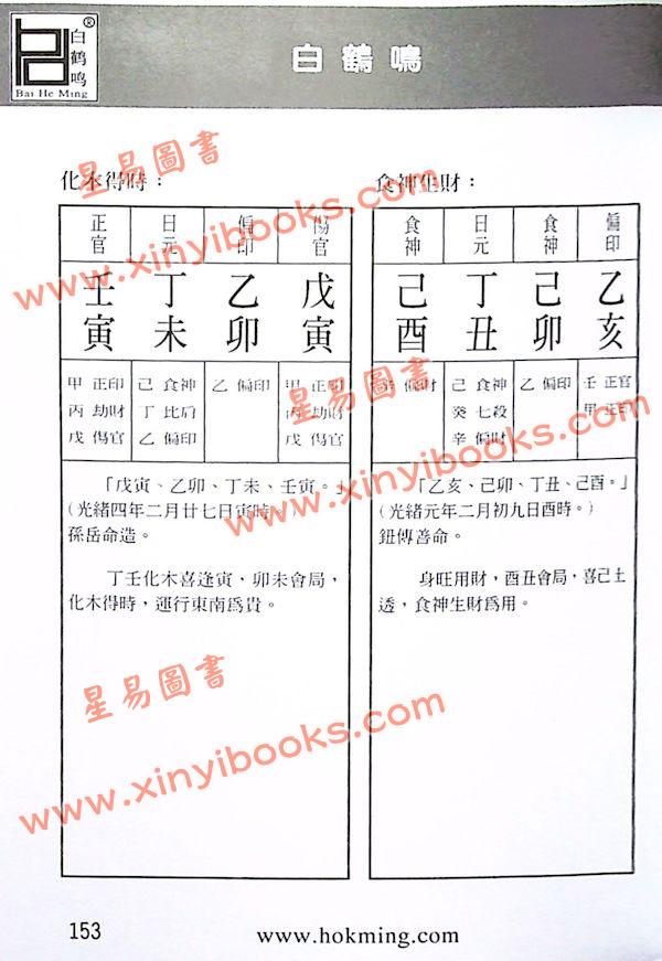 白鹤鸣：八字火命捉用神（丙火命丁火命）