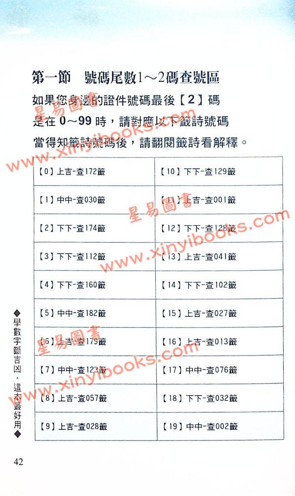 黄恒堉：学数字断吉凶这本最好用