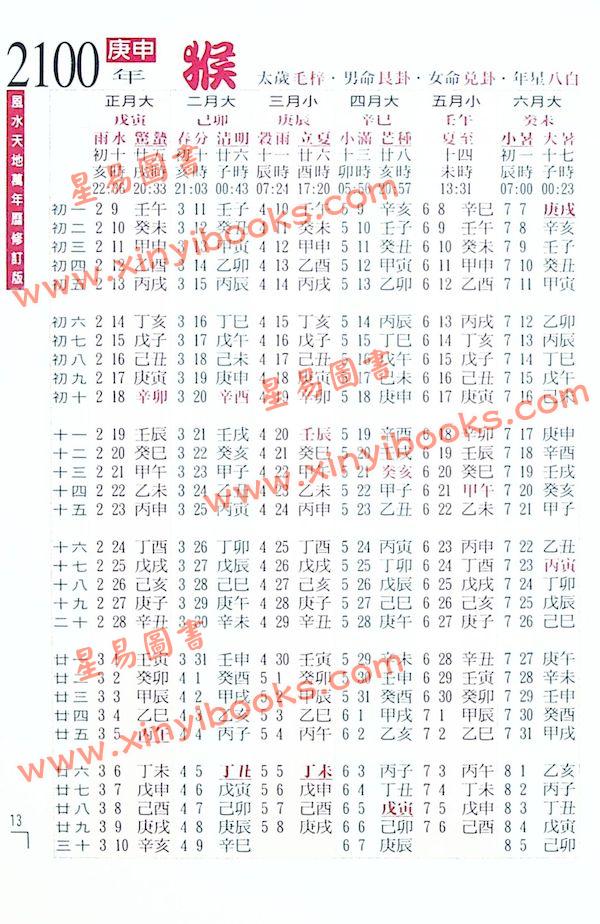 罗量：风水天地万年历（增订版）最後1本