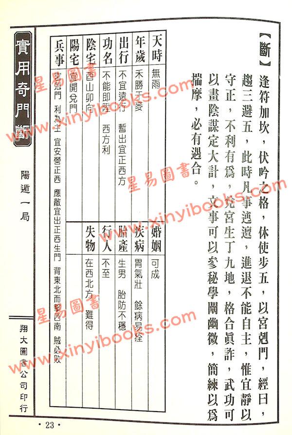 李崇仰重编：简明实用奇门断（精装上下册）（翔大）