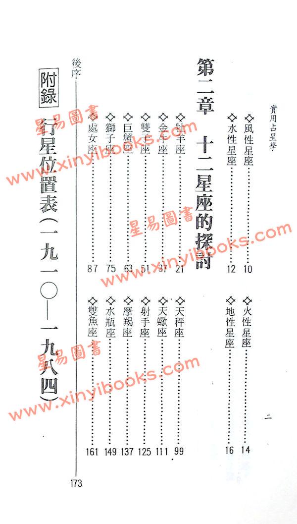 陈德馨：实用占星学